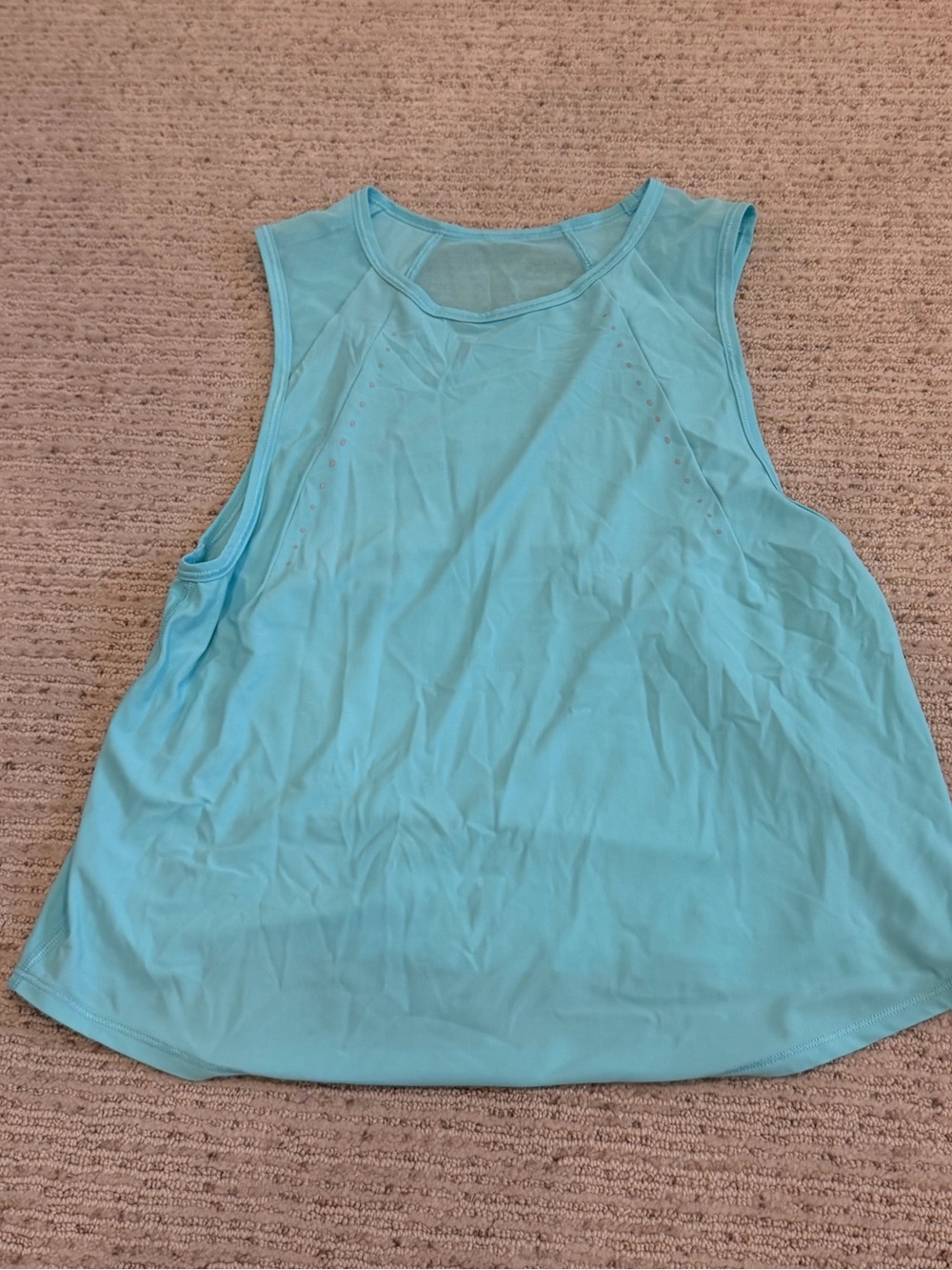 LULULEMON SCULPT TANK TOP IN LIGHT TURQUOISE BLUE